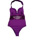 Maiô Com Bojo Amarração Pescoço Plus Size