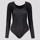 Maiô Fila Basic Manga Longa Preto