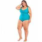 Maiô Lycra Sem Bojo Plus Size Natação Hidroginástica Praia