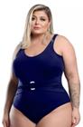 Maio maiô body plus size cinto decorativo com argola