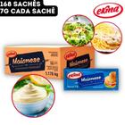 Maionese Molho Lanche Salada Sachê 7g Ekma - CX 168 Sachês