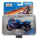 Maisto 2 Wheelers Moto 1:18 Kawasaki Ninja Zx 14r Azul