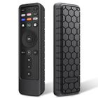 Maiúscula silicone caso para Vizio XRT260 Controle Remoto de Voz 2021, Capa anti-slip shockproof para VIZIO XRT260 Série V e M-Series 4K UHD HDR Smart TV Remote, Preto