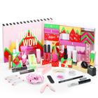 Makeup Advent Calendar Crephy 2024 com brilho labial, blush e muito mais