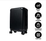 Mala de Bordo ABS 4 Rodas Fox preto