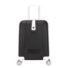 Mala de Bordo ABS para Viagem Yins 01083 Cadeado Integrado Rodas Giro 360 Preto