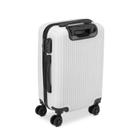 Mala de Bordo Branca ABS 10kg Viagem Avião Rodinhas 360 Cadeado Embutido