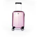 Mala de Bordo Pequena para Viagem Vilabon Vb0218 Abs Cadeado Integrado Rodas Duplas 360 Rosa Tam Pp