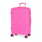 Mala De Bordo Viagem Pequena Barbie Mf10458Bb Rodas 360 Rosa