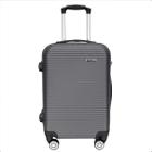 Mala de Viagem Bordo 10kg Venture Infinity Rígida Rodas Duplas 360 Cinza Grafite