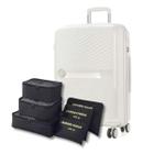 Mala De Viagem Com Kit Organizador Bordo 10Kg Polipropileno - Polo King