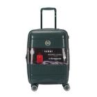 Mala de Viagem De bordo pequena Padrão Anac 10kg Com Rodas duplas 360 Poliprpileno Com cadeado Senha tipo TSA Expansiva Sammy