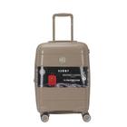 Mala de Viagem De bordo pequena Padrão Anac 10kg Com Rodas duplas 360 Poliprpileno Com cadeado Senha tipo TSA Expansiva Sammy