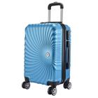 Mala De Viagem Grande 77x48x30 Em Abs C/ Rodinhas 360º Azul