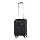 Mala de Viagem Grande Expansível Poliester Samsonite Bahia Cadeado Tsa Rodas 360 Preta