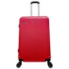 Mala de Viagem Média 23KG ABS com Rodas 360 e Cadeado Fixo TSA CAPRI 2 HV - VERMELHO - Sestini