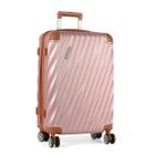 Mala de viagem media 23kg expansiva marseille rose garantia - Polo King