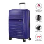 Mala de Viagem Media em Polipropileno American Tourister By Samsonite Sunside Cadeado Tsa Azul