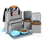 Mala de viagem para cães DELOMO Pack-And-Go 25L com recipientes para alimentos