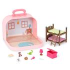 Mala de viagem Playset Li'l Woodzeez Beliche Beds para maiores de 3 anos