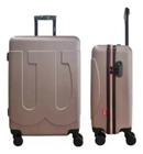 Mala de Viagem WILSON ORIGINAL GRANDE 32kg com Cadeado e Expansor - ROSÊ GOLD