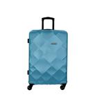 Mala Grande para Viagem Abs American Tourister Universe Cadeado Integrado Rodas 360º Verde Petroleo