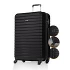 Mala Para Viajar M 23Kg Premium Deluxe Abs Cadeado Rodas 360