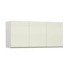 Maleiro Ponte Casal 3 Portas Plus 145 Cm Crema Com Kashmir