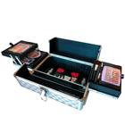 Maleta Com Maquiagem Artist Makeup Jasmyne Pro Cinza Js06063