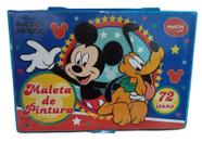 Maleta De Pintura Escolar Infantil Mickey Mouse Com 72 Peças