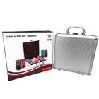 Maleta de poker 500 fichas baralho dados kit completo jogador profissional  - MAKEDA - Maleta de Poker - Magazine Luiza