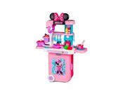 Maleta De Viagem Minnie Cozinha Play Set 3 Em 1 - Multikids