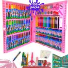 Maleta Estojo De Pintura Infantil Colorir Desenhos 150 Peças - BLACK WATCH