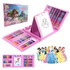 Maleta Estojo De Pintura Infantil Colorir Desenhos 208 Pç Princesas - Maleta Desenho Infantil Princesas