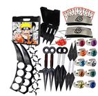 Kit 2 Colares Cordão Naruto Akatsuki Elastano Símbolo. em Promoção na  Americanas