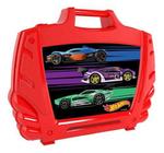 Maleta Hot Wheels - Porta Carrinhos - Vermelho - START - Barao