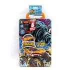 Maleta Hotwheels Metálica Porta Monster Truck Fun Brinquedos