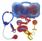 Maleta Kit Medico Brinquedo Doutor Cor Azul Crianças - Pakitoys