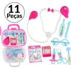 Maleta Médica Enfermeira Brinquedo Infantil Meninas Com Acessórios 11 Peças - Toys & Toys