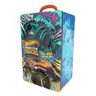 Maleta Metálica Hot Wheels Para Carrinho Monster Truck - Fun