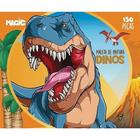 Maleta Para Pintura Dinos 150 Pecas 34x26,5cm - Unidade