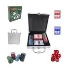 Maleta de poker 500 fichas baralho dados kit completo jogador profissional  - MAKEDA - Maleta de Poker - Magazine Luiza