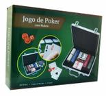 Maleta de poker 500 fichas baralho dados kit completo jogador profissional  - MAKEDA - Maleta de Poker - Magazine Luiza