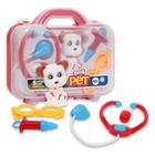 Maletinha Infantil Kit Veterinário Completa Interativa - Paki Toys