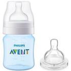 Mamadeira ANTI-COLIC 125ML AZUL + Bico Nº2 Philips AVENT SCD809/26