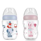 Mamadeira AntiColica First Moment 330ml Cores Fisher Price - MULTILASER