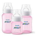 Mamadeira Avent 3 Peças 125/260/330ml Classic