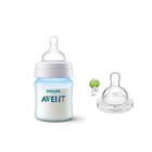 Mamadeira Azul 125ml + bico extra n2 SCD809/26 Philips Avent