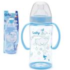 Mamadeira Big Dreams C/Alça Lolly Silicone O 350ml Azul