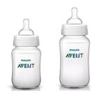 Mamadeira Classic 260ml + 330ml Transparente Philips Avent